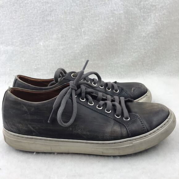 Magnanni Men's Distressed Leather Low-Top  17961 Brando Fashion Sneaker Size 8? - Picture 6 of 9